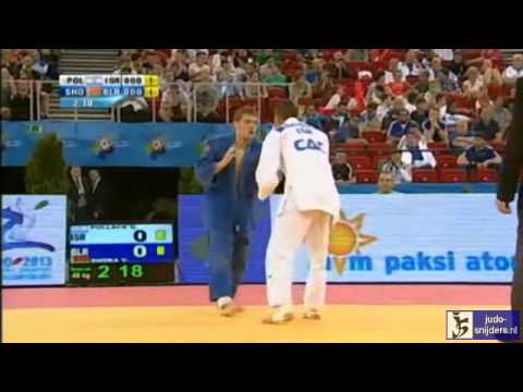 Judo 2013 European Championships Budapest: Pollack (ISR) - Shoka (BLR) [-66kg]