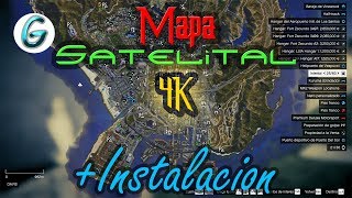 4K Satellite View Map bundled with radar mod & zoom script. - GTA5