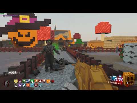 Call of Duty BO3 Zombies Minecraft Halloween Map - Easter Egg Complete!