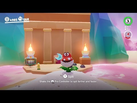 Super Mario Odyssey (Nintendo Switch) - Capture List #41 - Fire Piranha Plant