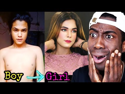 Viral Tiktok Boys to Girls Transformation Video Montii Roy Reaction