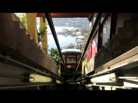 Standseilbahn 6900.03 Lugano Cassarate - Suvigliana Wagen Einfahrt Bergstation