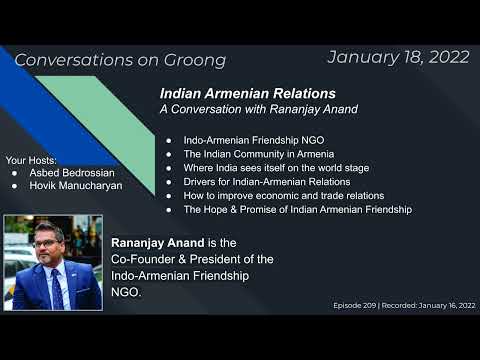 Rananjay Anand | Indo-Armenian Friendship NGO | Indian Armenian Relations | The Hope & Promise | Ep 209 - Jan 18, 2023