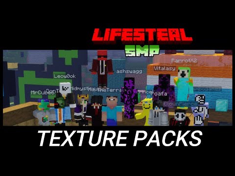 Lifesteal SMP Members Texture Packs! ClownPierce, PrinceZam, etc Texture Packs! Description!