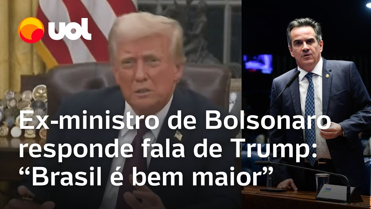 Ciro Nogueira responde fala de Trump: 'O Brasil é bem maior do que a reles resposta que ele deu'