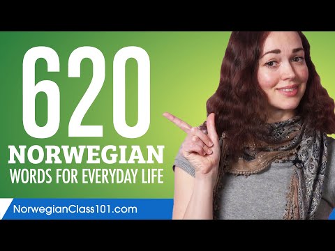 620 Norwegian Words for Everyday Life - Basic Vocabulary #31