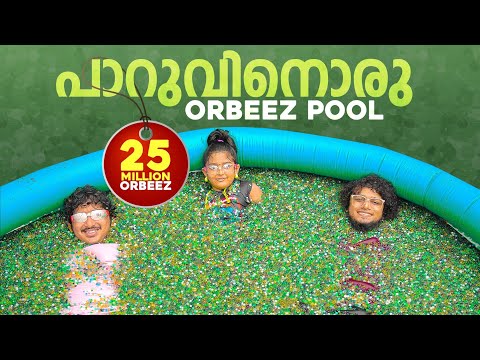 25 million orbeez pool | Mudiyan & Aiswarya | paaru & keshu