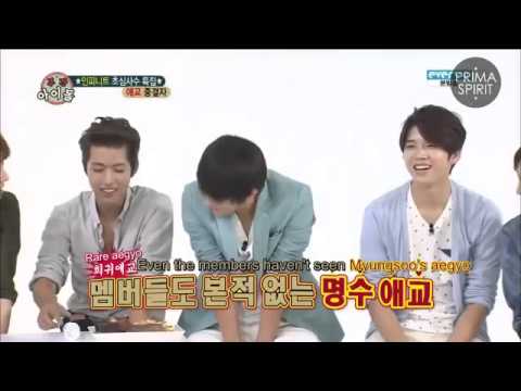 ENG INFINITE   Aegyo Challenge   Weekly Idol