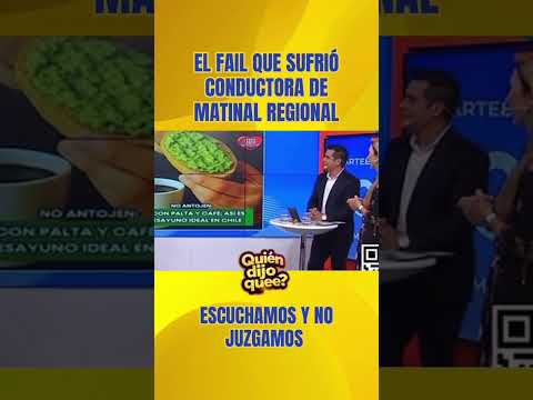 El divertido momento que vivió una conductora de matinal regional de Antofagasta
