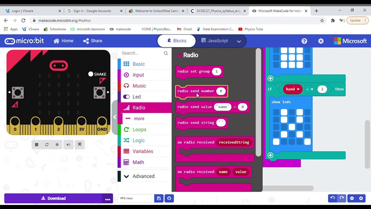 Micro:bit - Rock, Paper, Scissors (2 Player)