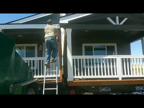 Time Lapse video Rocky Mountain setting a double wide