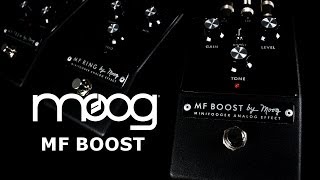 Video thumbnail for Moog Minifooger Boost by ProGuitarShopDemos