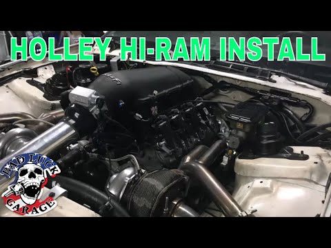 HOLLEY HI RAM INSTALL ON TWIN TURBO CAMARO