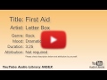 First Aid Letter Box Rock Dramatic YouTube Audio Library BGM