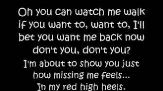 Red High Heels Kellie Pickler with lyrics