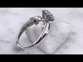 video - Dolphin Kiss Engagement Ring