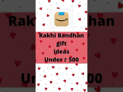 Rakhshabandhan gift ideas under ₹500 ❤️ from Amazon #amazonfinds #shorts #rakhi