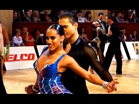 Roman Gerbey - Vera Bondareva, Prague Open 2014, WDSF WO latin, final - rumba