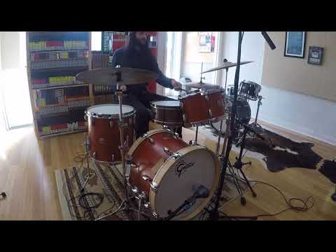 (SOLD) Drum Kits - Gretsch Brooklyn 20/12/14 Satin Burnt Orange