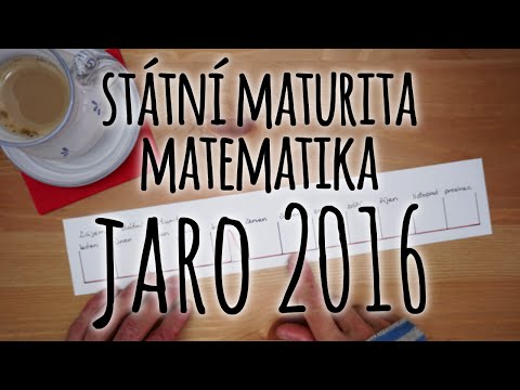 Státní maturita - matematika - jaro 2016