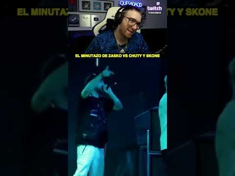 RODRIGO QUESADA REACCIONA A UN MINUTAZO DE LOCOS DE ZASKO Y BTA VS CHUTY Y SKONE