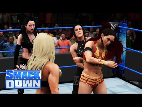 WWE 2K20 SMACKDOWN BAYLEY VS TEGAN NOX VS TONI STORM VS GIO