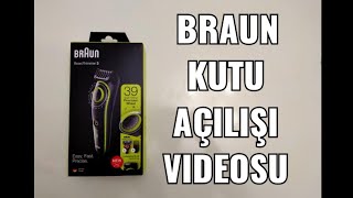 BRAUN SAÇ VE SAKAL KESİM MAKİNESİ KUTU AÇILIŞ VİDEOSU