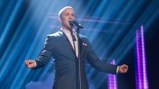 Jahmene Douglas sings Whitney Houston&#39;s I Look To You - Live Week 9 - The X Factor UK 2012