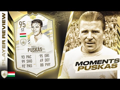 THE ONLY PLAYER WITH 99 SHOOTING!!🥵😍 95 PRIME ICON MOMENTS PUSKÁS REVIEW!! - FIFA 21 Ultimate Team