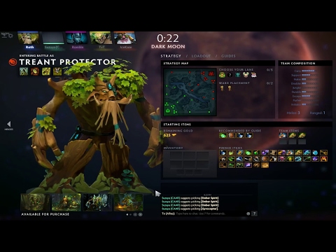 Dota 2 - Dark Moon (winter event 2017) Treant + reward spin