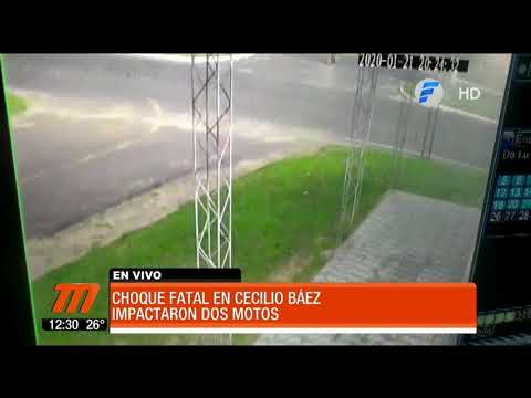Fatal impacto entre dos motociclistas en Caaguazú