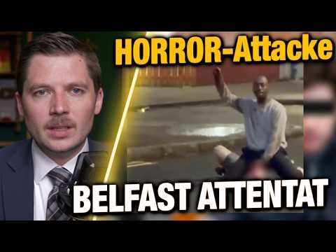 Der HORROR von Belfast! Afrikaner versucht KOPF abzutrennen?! Passanten greifen ein!