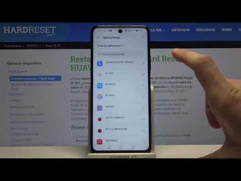 Cómo restaurar preferencias de aplicaciones en HUAWEI Enjoy 20 SE - restablecer apps