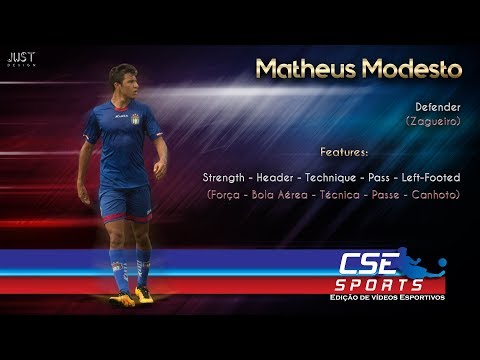 Matheus Modesto (BRA) - Defender (Zagueiro) - 12/May/1999 - AD São Caetano (Brazil)