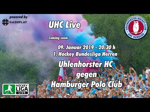 UHC Live - UHC vs. HPC - 1. Herren Hockey Bundesliga - 09.01.2019 - 20.30 h