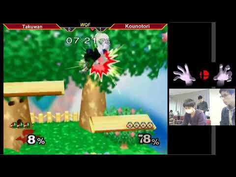 MasterHand 40 SSBM -Winners Quarters- Takuwan(Falco) vs. Kounotori(Sheik)