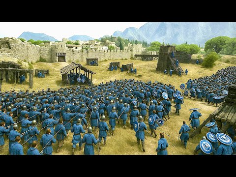 2000 vs 2000 Epic Castle Siege – Sturgians vs Aserai | Mount & Blade 2 Bannerlord