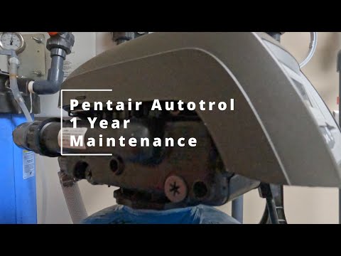 Pentair Autotrol 1 Year Maintenance #watertreatment #watersoftener #maintenance #hardwater