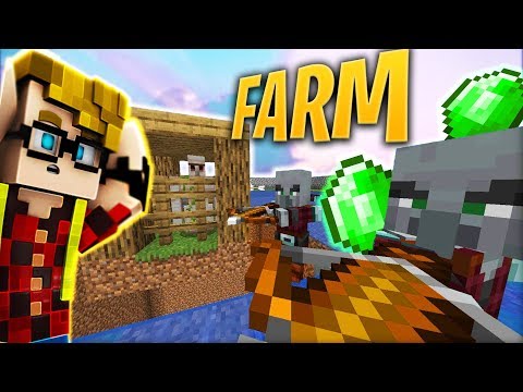 HOW TO CREATE A PILLAGER AND INFINITE EMERALD FARM!! #27