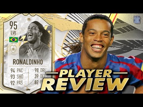 95 PRIME ICON MOMENTS RONALDINHO PLAYER REVIEW - SBC PLAYER - FIFA 22 ULTIMATE TEAM