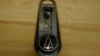 Video thumbnail for Audio Technica ATHCLR100BK In-Ear Headphones, Black by Anthony Menegoni