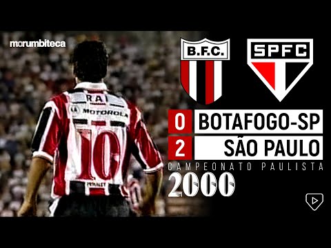 Botafogo-SP 0x2 São Paulo - 2000 - RAÍ E EVAIR INCENDEIAM RIBEIRÃO PRETO NA ESTREIA DO PAULISTA!