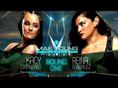 WWE Mae Young Classic 2018 Kacy Catanzaro Vs Reina Gonzalez Official Match Card