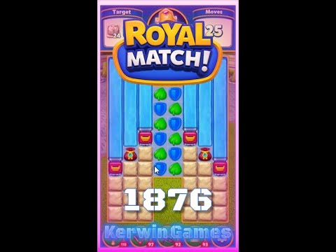Royal Match Level 1876 - No Boosters Gameplay