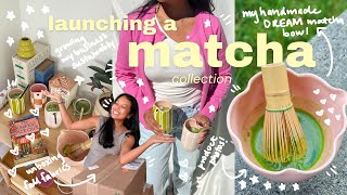 launching my matcha collection 🍵🍂☁️ / unboxing inventory, preparing for fall, expanding my business