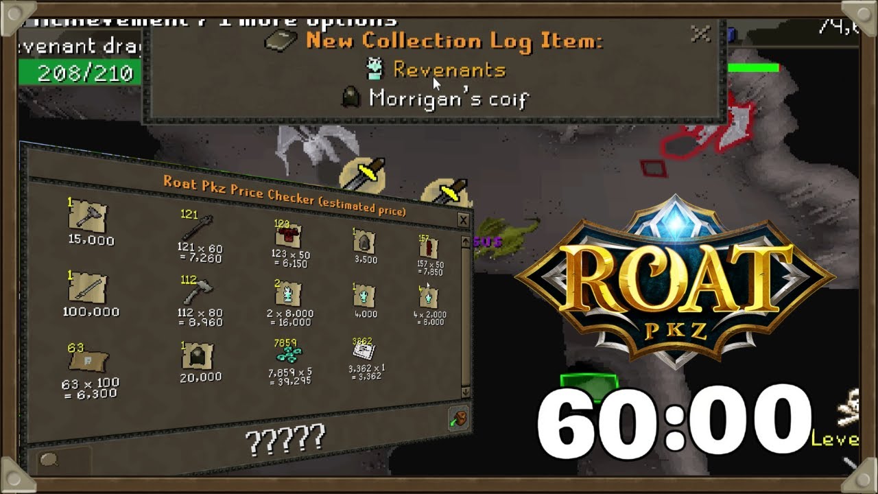 1 hour of normal Revenant in Roat Pkz / 5m G/A