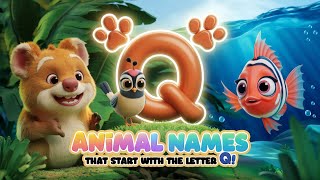 🐾 Animal Names That Start with Letter Q - Fun Learning for Kids! | Kidslore TV