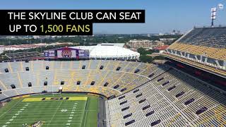Take a tour of LSU’s new Skyline Club in Tiger Stadium