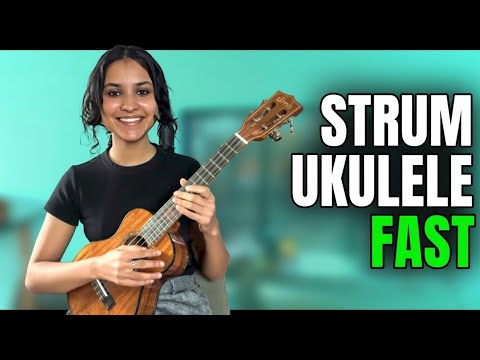How To Strum The Ukulele FAST