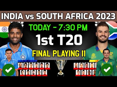 India vs South Africa 1st T20 Match 2023 | India vs South Africa 1st T20 Playing 11 | Ind vs Sa 2023